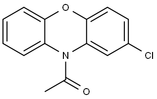 1-(2-chloro-10H-phenoxazin-10-yl)ethanone,1309925-28-7,结构式