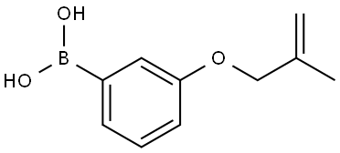 Boronic acid, B-[3-[(2-methyl-2-propen-1-yl)oxy]phenyl]- Structure