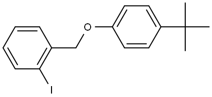 1-((4-(tert-butyl)phenoxy)methyl)-2-iodobenzene Struktur