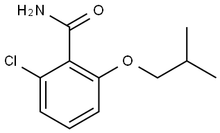 2-Chloro-6-(2-methylpropoxy)benzamide,1334632-07-3,结构式