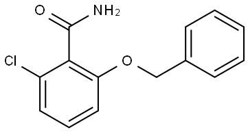 2-Chloro-6-(phenylmethoxy)benzamide 结构式