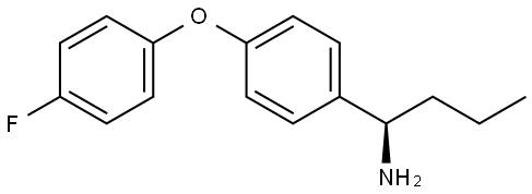 (αR)-4-(4-Fluorophenoxy)-α-propylbenzenemethanamine 结构式