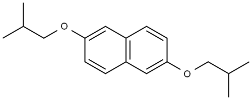 2,6-Bis(2-methylpropoxy)naphthalene Structure