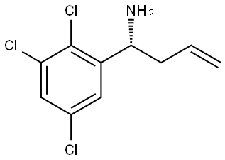 (1R)-1-(2,3,5-TRICHLOROPHENYL)BUT-3-EN-1-AMINE 化学構造式
