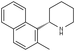 (2S)-2-(2-METHYLNAPHTHALEN-1-YL)PIPERIDINE Structure