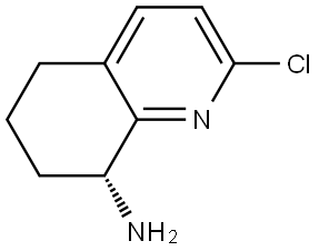 (R)-2-Chloro-5,6,7,8-tetrahydroquinolin-8-amine Structure