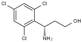 (γS)-γ-Amino-2,4,6-trichlorobenzenepropanol 结构式