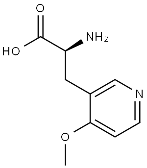 (2S)-2-AMINO-3-(4-METHOXYPYRIDIN-3-YL)PROPANOIC ACID,1336646-22-0,结构式