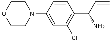 (1S)-1-[2-CHLORO-4-(MORPHOLIN-4-YL)PHENYL]PROP-2-EN-1-AMINE Structure