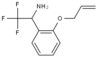 2,2,2-TRIFLUORO-1-(2-PROP-2-ENYLOXYPHENYL)ETHYLAMINE,1337072-02-2,结构式