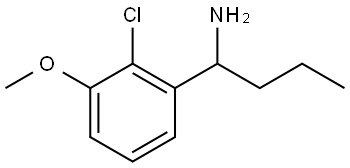 1-(2-CHLORO-3-METHOXYPHENYL)BUTAN-1-AMINE Structure