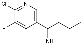 1-(6-CHLORO-5-FLUOROPYRIDIN-3-YL)BUTAN-1-AMINE,1337164-73-4,结构式