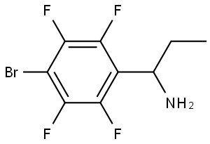 1-(4-BROMO-2,3,5,6-TETRAFLUOROPHENYL)PROPAN-1-AMINE|