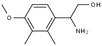 2-AMINO-2-(4-METHOXY-2,3-DIMETHYLPHENYL)ETHAN-1-OL,1337326-39-2,结构式