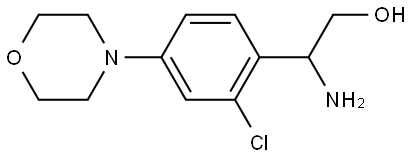 2-AMINO-2-[2-CHLORO-4-(MORPHOLIN-4-YL)PHENYL]ETHAN-1-OL Structure