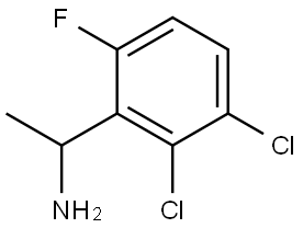 1-(2,3-DICHLORO-6-FLUOROPHENYL)ETHAN-1-AMINE,1337450-33-5,结构式