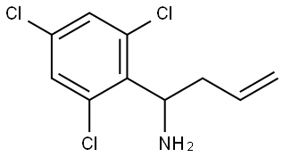 1-(2,4,6-TRICHLOROPHENYL)BUT-3-EN-1-AMINE 结构式