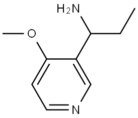 1-(4-methoxypyridin-3-yl)propan-1-amine Structure