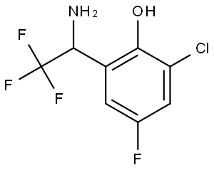1337651-63-4 2-(1-AMINO-2,2,2-TRIFLUOROETHYL)-6-CHLORO-4-FLUOROPHENOL