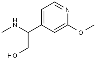 2-(2-methoxypyridin-4-yl)-2-(methylamino)ethan-1-ol Structure