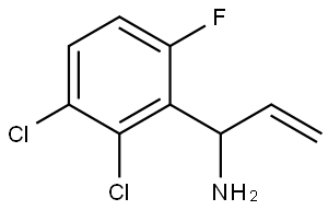 1-(2,3-DICHLORO-6-FLUOROPHENYL)PROP-2-EN-1-AMINE Structure