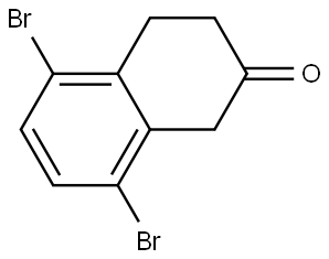 5,8-DIBROMO-1,3,4-TRIHYDRONAPHTHALEN-2-ONE,1337839-67-4,结构式