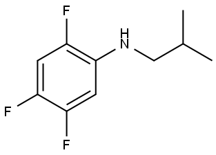 2,4,5-Trifluoro-N-(2-methylpropyl)benzenamine Struktur