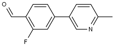 1340262-42-1 2-fluoro-4-(6-methylpyridin-3-yl)benzaldehyde