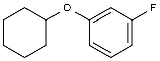 1-(cyclohexyloxy)-3-fluorobenzene 结构式