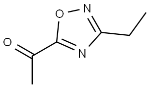 1-(3-Ethyl-1,2,4-oxadiazol-5-yl)ethanone 结构式