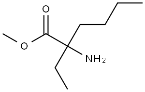 methyl 2-amino-2-ethylhexanoate 结构式