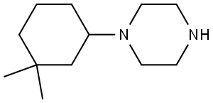 1-(3,3-dimethylcyclohexyl)piperazine dihydrochloride 结构式