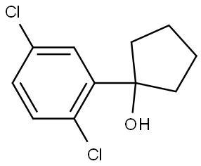 1-(2,5-dichlorophenyl)cyclopentanol Structure