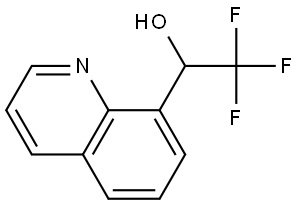 α-(Trifluoromethyl)-8-quinolinemethanol Struktur