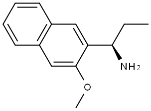 (1R)-1-(3-METHOXYNAPHTHALEN-2-YL)PROPAN-1-AMINE Structure