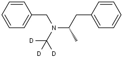 (S)-Benzphetamine-d3 Structure