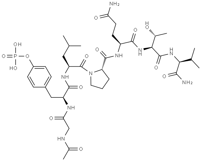 Ac-GpYLPQTV-NH2 Structure