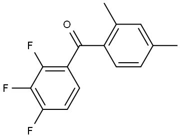 Methanone, (2,4-dimethylphenyl)(2,3,4-trifluorophenyl)- Structure