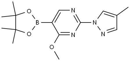 4-Methoxy-2-(4-methyl-1H-pyrazol-1-yl)-5-(4,4,5,5-tetramethyl-1,3,2-dioxaboro...,1352298-02-2,结构式