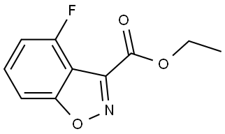 ethyl 4-fluorobenzo[d]isoxazole-3-carboxylate Struktur