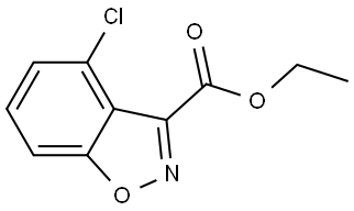 ethyl 4-chlorobenzo[d]isoxazole-3-carboxylate,1352396-68-9,结构式