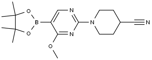 1-[4-Methoxy-5-(4,4,5,5-tetramethyl-1,3,2-dioxaborolan-2-yl)-2-pyrimidinyl]-4... Structure