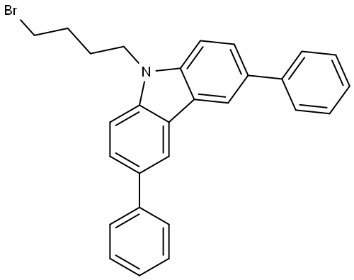 1353648-34-6 9-(4-bromobutyl)-3,6-diphenyl-9H-carbazole