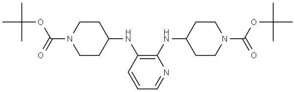 1356400-55-9 DI-TERT-BUTYL 4,4'-(PYRIDINE-2,3- DIYLBIS(AZANEDIYL))BIS(PIPERIDINE-1-CARBOXYLATE)