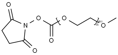 甲氧基聚乙二醇活性酯,135649-01-3,结构式