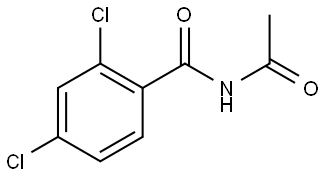 N-Acetyl-2,4-dichlorobenzamide 化学構造式