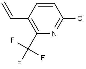 6-Chloro-3-ethenyl-2-(trifluoromethyl)pyridine Struktur