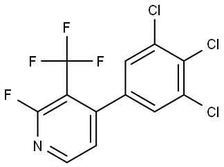 1361674-59-0 2-Fluoro-4-(3,4,5-trichlorophenyl)-3-(trifluoromethyl)pyridine