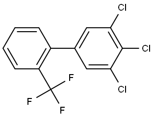 3',4',5'-Trichloro-2-(trifluoromethyl)-1,1'-biphenyl Structure