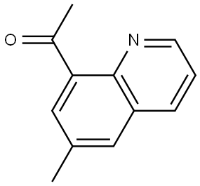 1-(6-Methyl-8-quinolinyl)ethanone Struktur